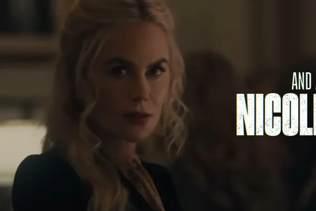 Nicole Kidman in a dark jacket in the Lioness Season 3 trailer