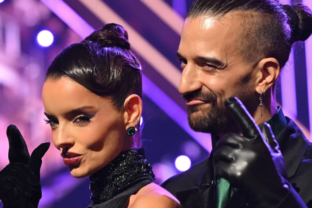 Maura Higgins and Mark Ballas on the Dancing With the Stars season 35 premiere