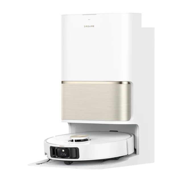 The Dreame L50 Ultra robot vacuum on its docking station