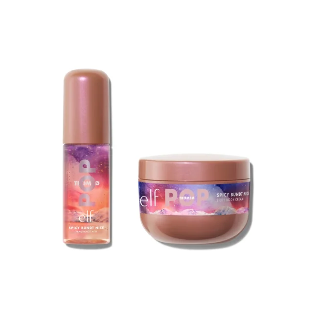 The e.l.f. POP Taste of Tromsø kit: a mini fragrance mist and a mini body cream